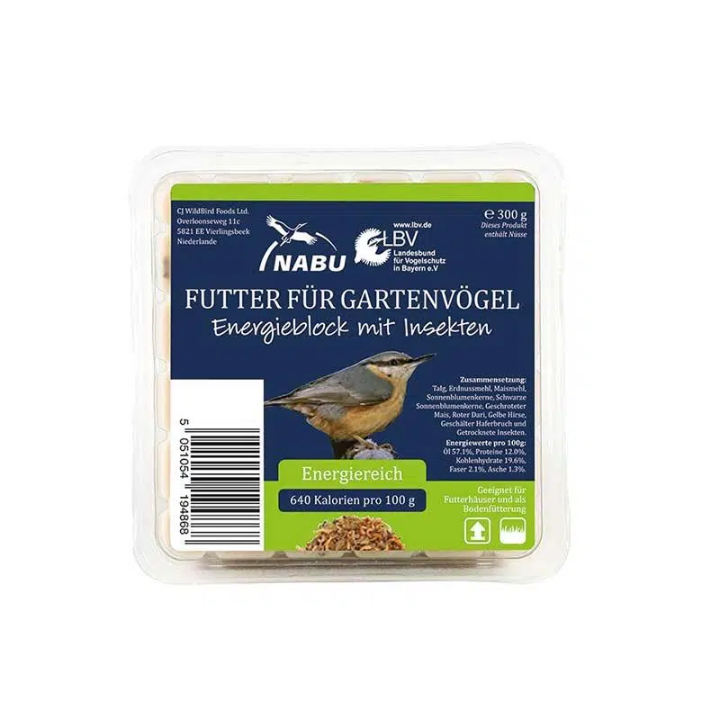 CJ Wildlife Energirig fedtblok med insekter