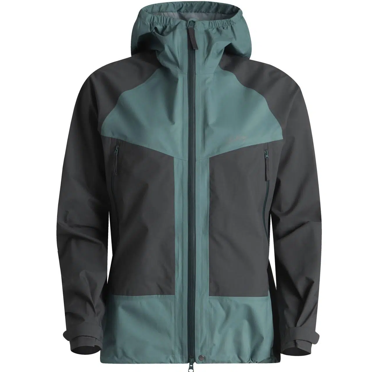 Lundhags Padje Light Waterproof Ws Jacket Jakke – L, Jade/Dark Agave