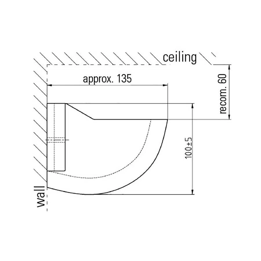 Schwegler Landsvale redeskål 10B i træbeton