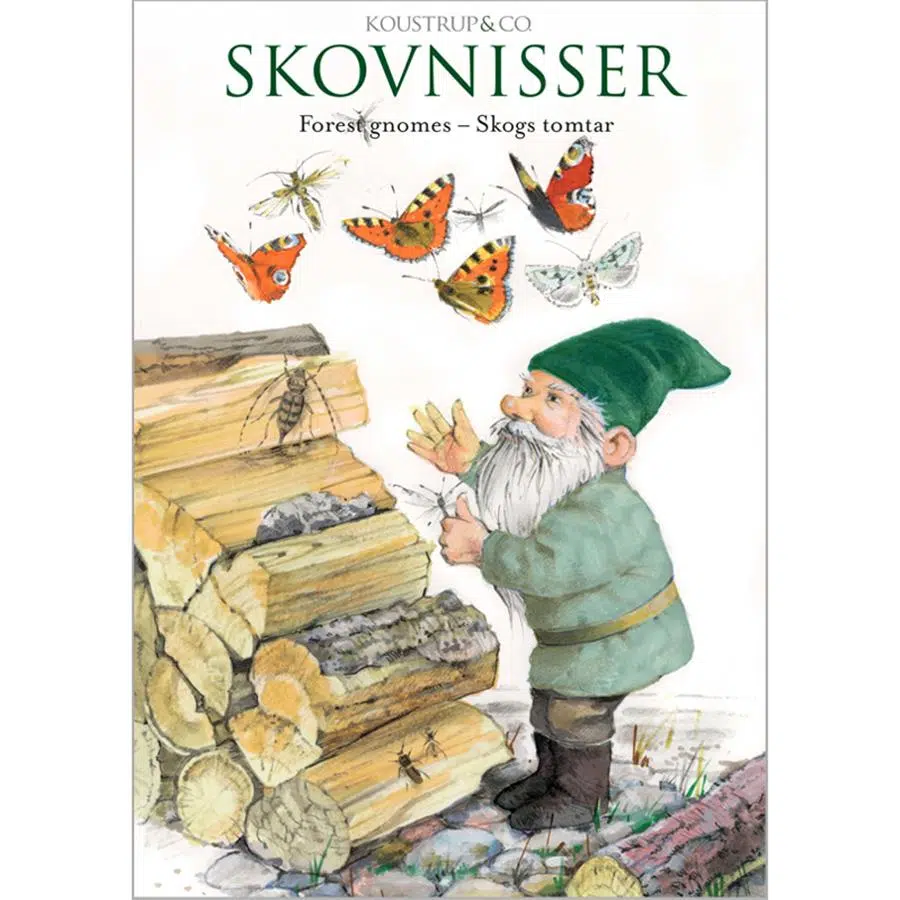 Skovnisser af Peter Nielsen 8 stk postkort