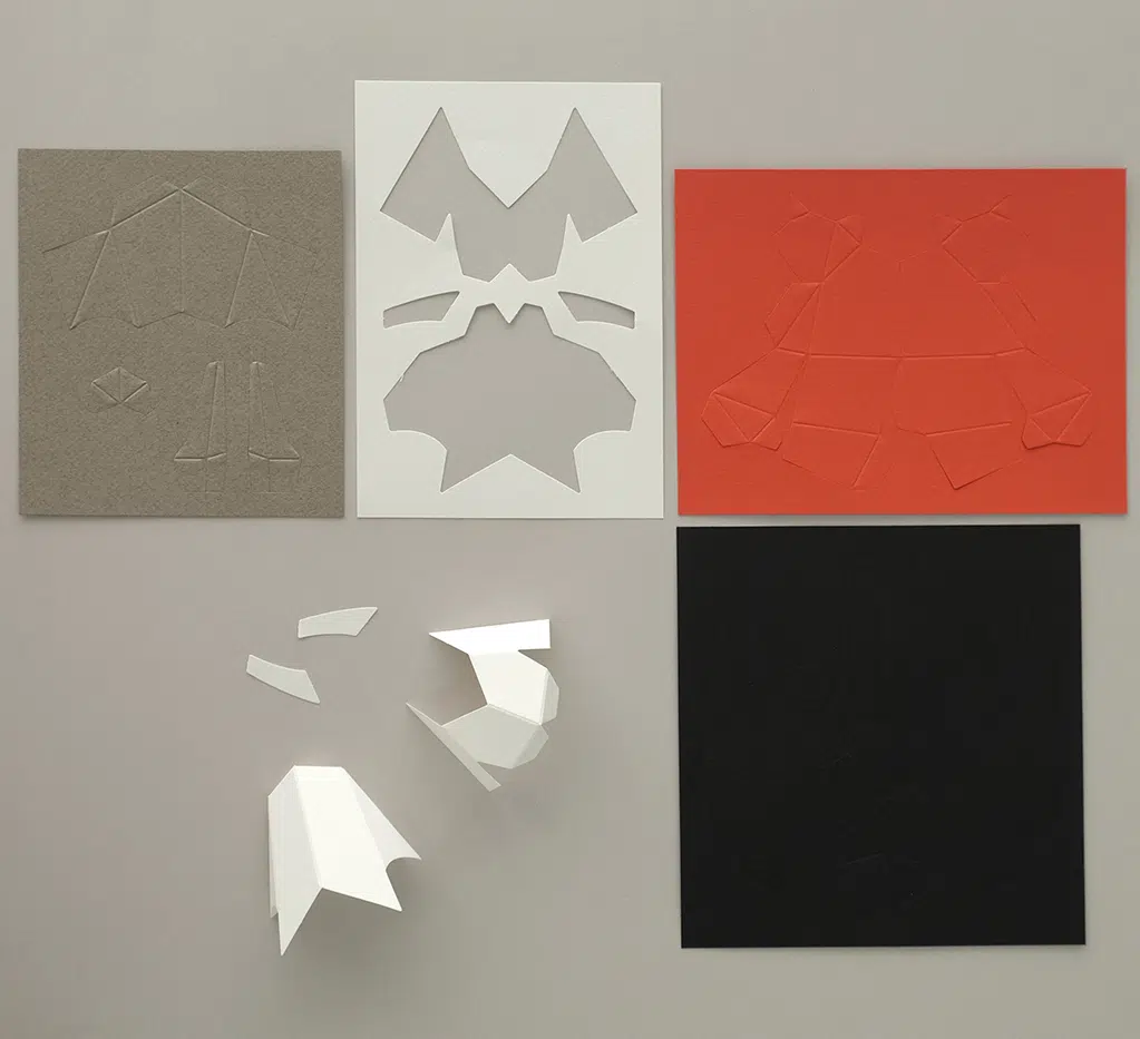 Fold-selv-dompap papirfugl