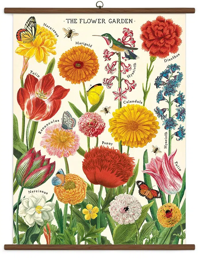 Flower Garden stor plakat - Cavallini & Co