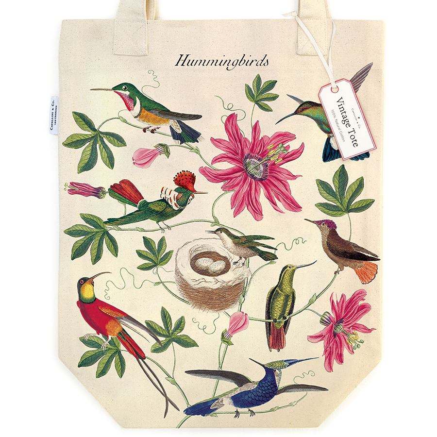 Hummingbirds Tote bag - Cavallini & Co