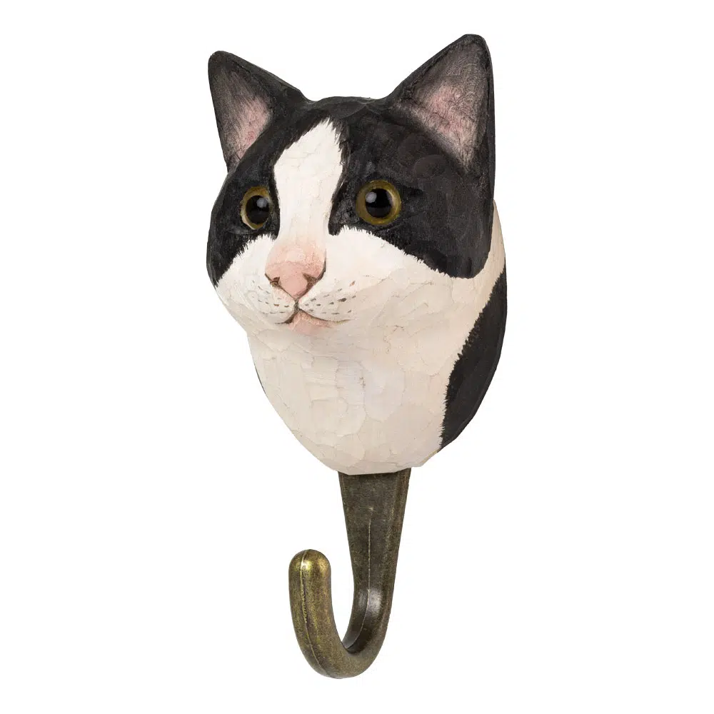 Wildlife Garden knage Sort hvid kat