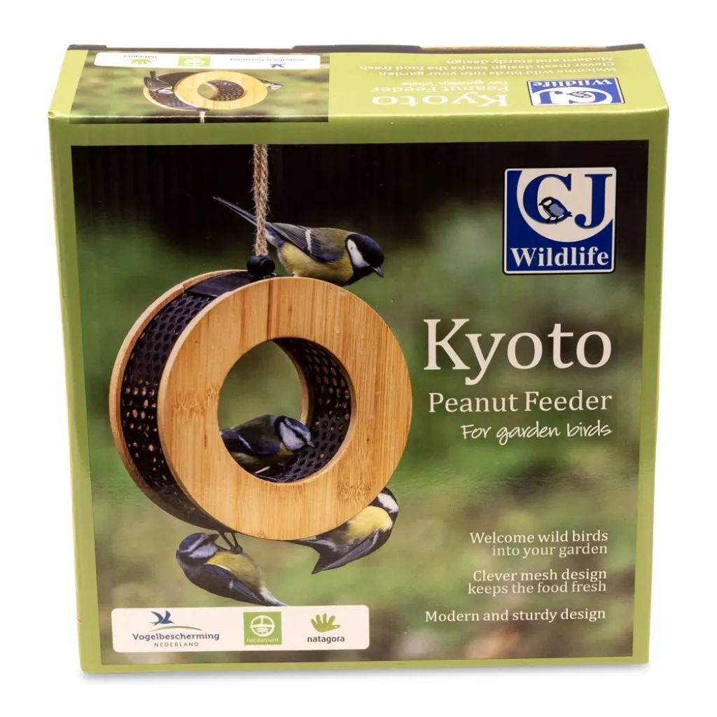 CJW Kyoto foderautomat til jordnødder i bambus og metal