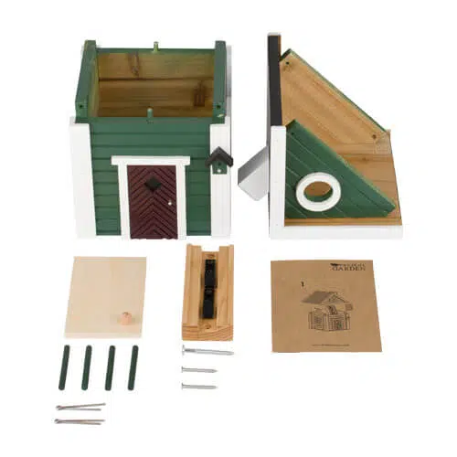 Wildlife Garden Multiholk fugle- og foderhus Grøn hytte