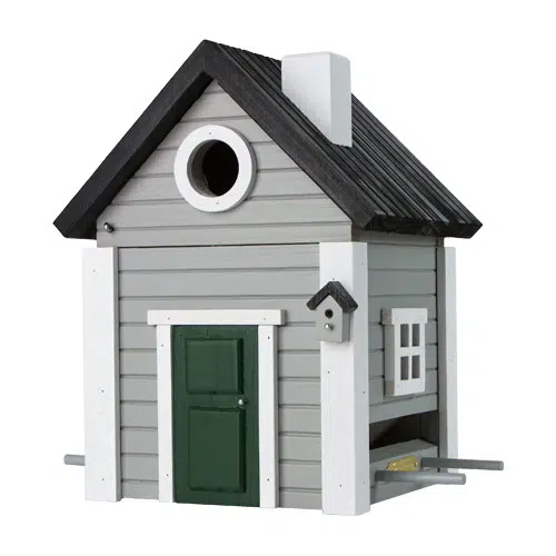 Wildlife Garden Multiholk fugle- og foderhus Grå hytte