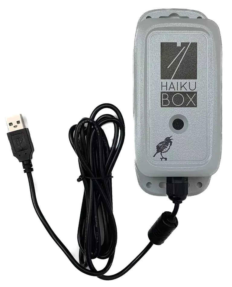 Haikubox mikrofon til havefugle