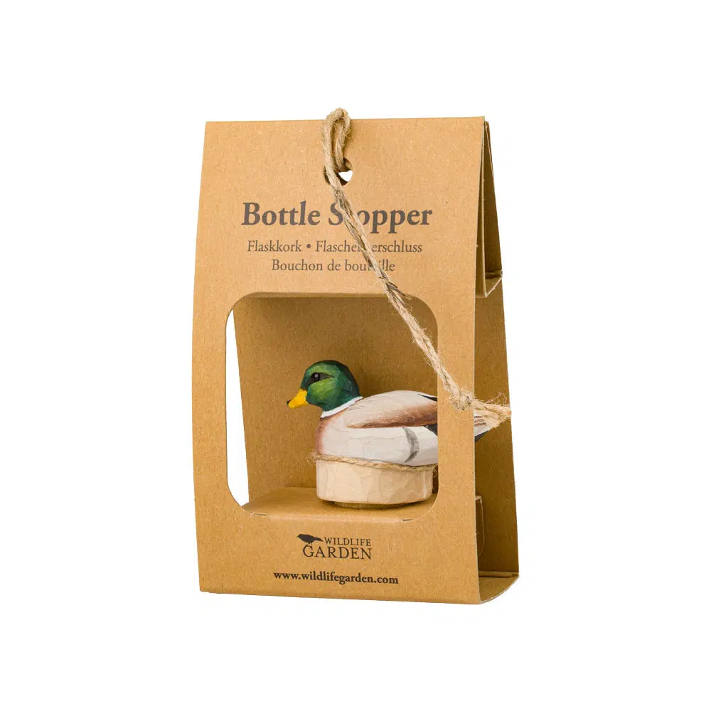 Wildlife Garden Flaskeprop med gråand