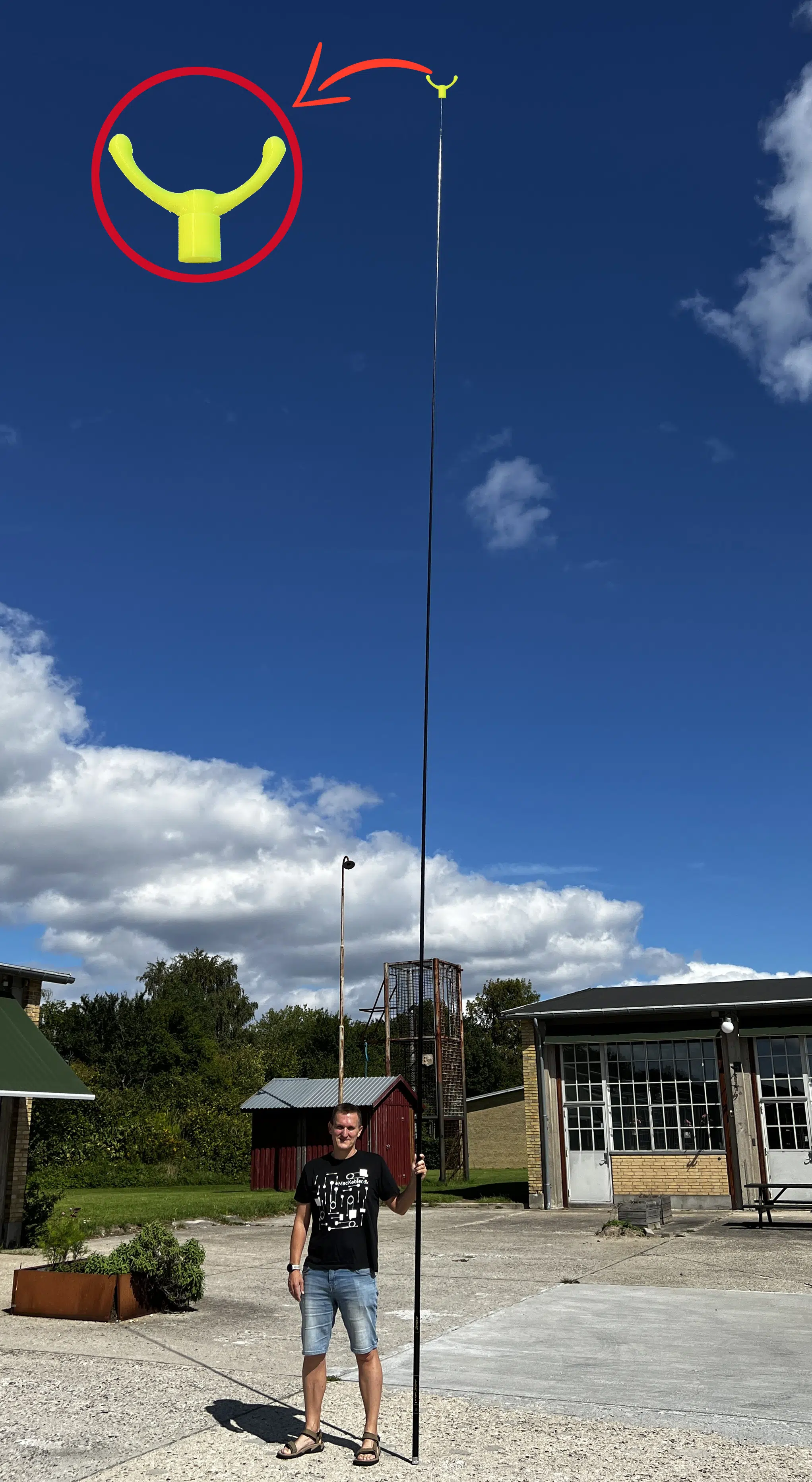 Geocaching ekstraktor teleskopstang