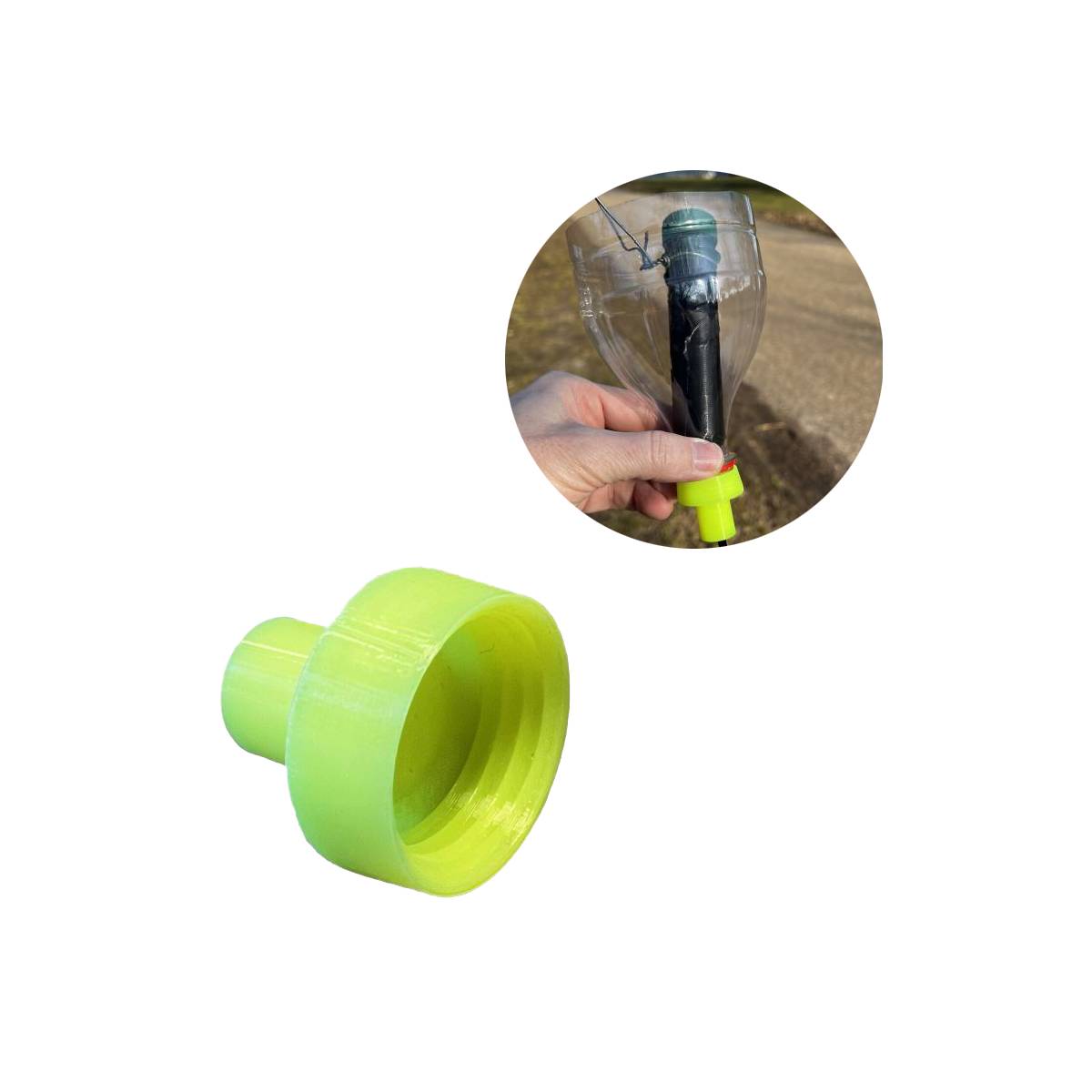 Flaskegevind værktøj til geocaching ekstraktor - 3D printet