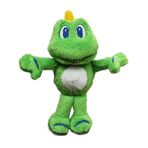 Signal the Frog bamse geocaching maskot